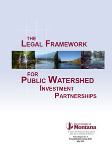 Cover of The Legal Framework for Public Watershed Investment Partnerships (July 2012)